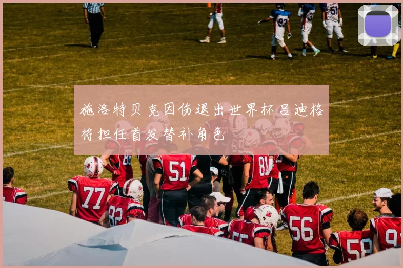 施洛特贝克因伤退出世界杯吕迪格将担任首发替补角色
